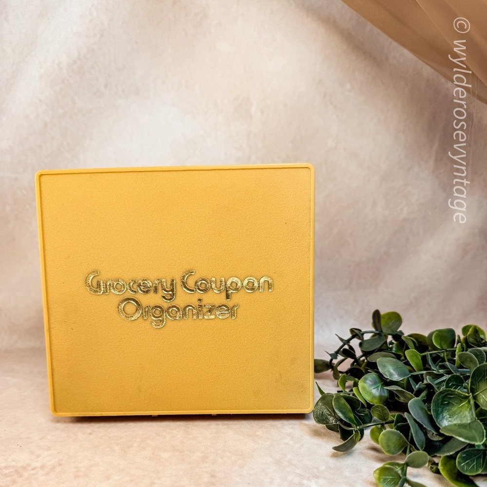 Grocery Coupon‎ Organizer Kitsch Box
